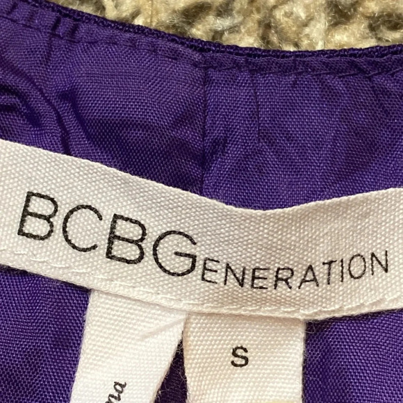 BCBGeneration Amethyst Drop Waist Mini Dress with Low Back - Picture 5 of 10